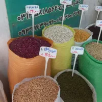 انواع حبوبات لوبیا چیتی لپه برنج|خوردنی و آشامیدنی|اصفهان, ابر|دیوار