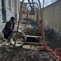 حفر چاه آب . و فاضلاب