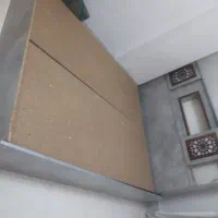 تخت خواب دو نفره در حد نو|تخت و سرویس خواب|مبارکه, |دیوار