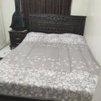 تخت خواب دو نفره همراه با خوشخواب و یاتختی و دراور|تخت و سرویس خواب|تهران, یافت‌آباد|دیوار