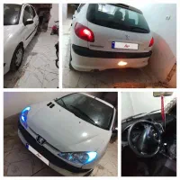پژو۲۰۶ سفید مدل ۸۲