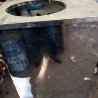 2 قفسه شیشه ای تخمه و دستگاه تخمه پزی و پخت آش.