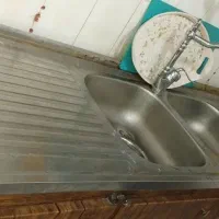 کابینت فلزی با سینگ بزرگ|مصالح و تجهیزات ساختمان|رشت, استادسرا|دیوار