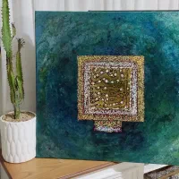 تابلو نقاشی خط اسماء خداوند هدیه روز مادر|تابلو، نقاشی، عکس|مشهد, هفت تیر (حافظ)|دیوار