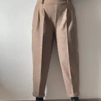 شلوار مام فیت فوتر نسکافه ای