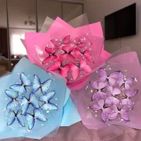 دسته گل پروانه ای ، جاودان ، پینترستی|گل مصنوعی|مشهد, طلاب|دیوار
