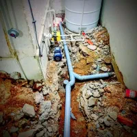 لوله کشی آب فاضلاب نشتی گیری با دستگاه