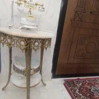 میز تلفن برنز سنگین