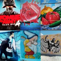 طراحی و نقاشی روی دیوار|خدمات پیشه و مهارت|بندر کنگان, |دیوار