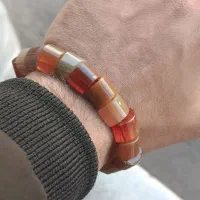 دستبند عقیق یمنی جزع کهنه