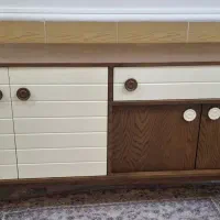 میزکنسول طرح مدرن و چوب روس