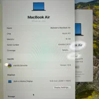 مک بوک ایر ۱۳ اینچ‌ m3 16gig 256 2024|رایانه همراه|تهران, زعفرانیه|دیوار