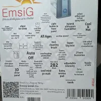دستگاه بخور و رطوبت‌ساز سرد و گرم امسیگ مدل US494|پنکه و تصفیه‌کنندهٔ هوا|تهران, شهرک امام خمینی|دیوار