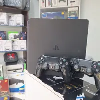PS4 SLIM 1TRA 2216 اروپا دو دسته اصلی ضمانتی|کنسول، بازی ویدئویی و آنلاین|بومهن, |دیوار