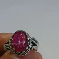 انگشتر دست دلبر یاقوت استار رکاب قدیمی