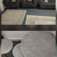 مبل هفت نفرهمراه سه عدد جلومبلی