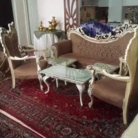 مبل ۸ نفره چوبی|مبلمان خانگی و میز عسلی|تبریز, |دیوار