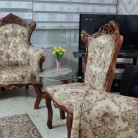 مبل سلطنتی ۹ نفره بهمراه یک عدد میز و دو عدد عسلی|مبلمان خانگی و میز عسلی|ملایر, |دیوار