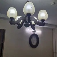 لوستر چوبی 5شاخه