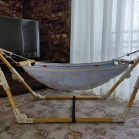 گهواره آسای بانوج مدل لاوین پلاس(دارای پشه بند)|تخت و صندلی بچه|رشت, کوی مهر|دیوار