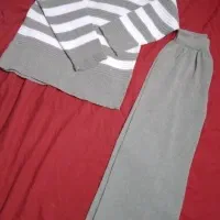 بلوز شلوار بافت ست .