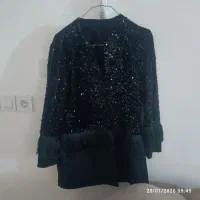 مانتو مخمل مجلسی