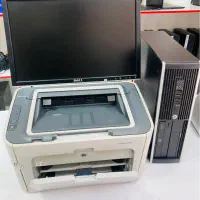 سیستم  همراه پرینتر کیس hp و مانیتور دانش آموزی|رایانه رومیزی|شهرکرد, |دیوار