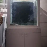 آکواریوم سه تیکه اسکلتدار با وسایل