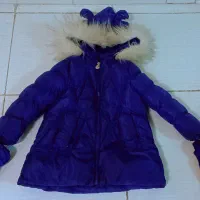 کاپشن ضخیم خارجی به همراه دستکش