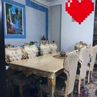 میز نهار خوری ۸ نفره|میز و صندلی غذاخوری|یاسوج, |دیوار