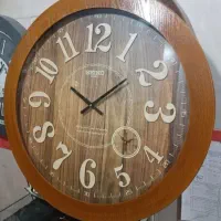ساعت دیواری تمام چوب موتور تایوان سایز ۷۰