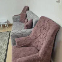 میل راحتی نیم ست|مبلمان خانگی و میز عسلی|رشت, منظریه|دیوار