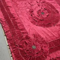 رو تختی ساتن قرمز