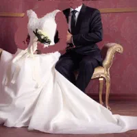 لباس عروس در حد نو