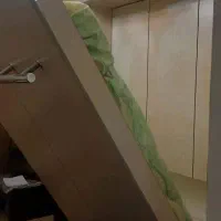 تخت خواب کم جا چوب جمع شو|تخت و سرویس خواب|فشم, |دیوار