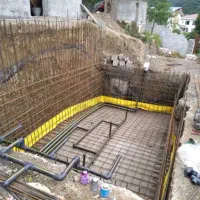 اجرای آرماتوربندی استخر  سقف کلی جزیی