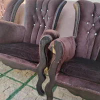 یک دست مبل ۷نفره کارکرده|مبلمان خانگی و میز عسلی|رباط‌کریم, انجم آباد|دیوار