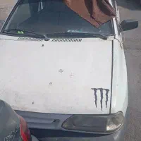 پرایدصبا۱۳۸۱تمیزموتوتازه تمیررنگ سفید