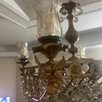 لوستر ۱۲شعله برنز|لوستر و چراغ آویز|ری, سرتخت|دیوار