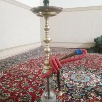قلیان برنجی قدیمی
