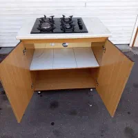 کابینت گاز صفحه ای با اجاق.|اجاق گاز و لوازم برقی پخت‌وپز|رشت, کوی فکوری|دیوار