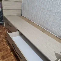 تخت یک نفر ۴ کشو ام دی اف با تشک