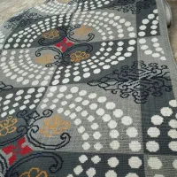 کناره گلیمی طوسی