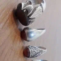 انگشتر نقره نگین عقیق وباباغوری|جواهرات|اسفراین, |دیوار