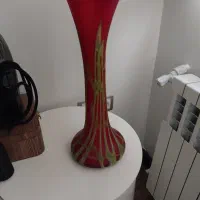 گلدان دست‌ساز بلور