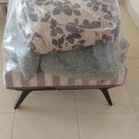 مبل ۷ نفره با میز جلومبلی چوبی|مبلمان خانگی و میز عسلی|رودهن, |دیوار