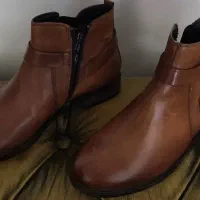 کفش نیم بوت چرم