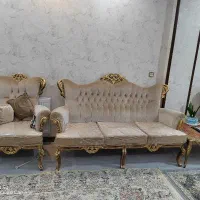مبل در حد نو رنگ نسکافه ای