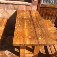 میز و‌صندلی چوبی|صندلی و نیمکت|کرمان, |دیوار