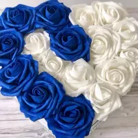 گل روبانی زیبا|گل مصنوعی|سلماس, |دیوار